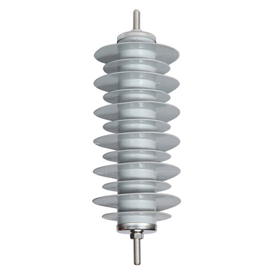 Long Lifespan 30KV 33KV Silicon Rubber Surge Arrester Low Voltage Arrester Lightning